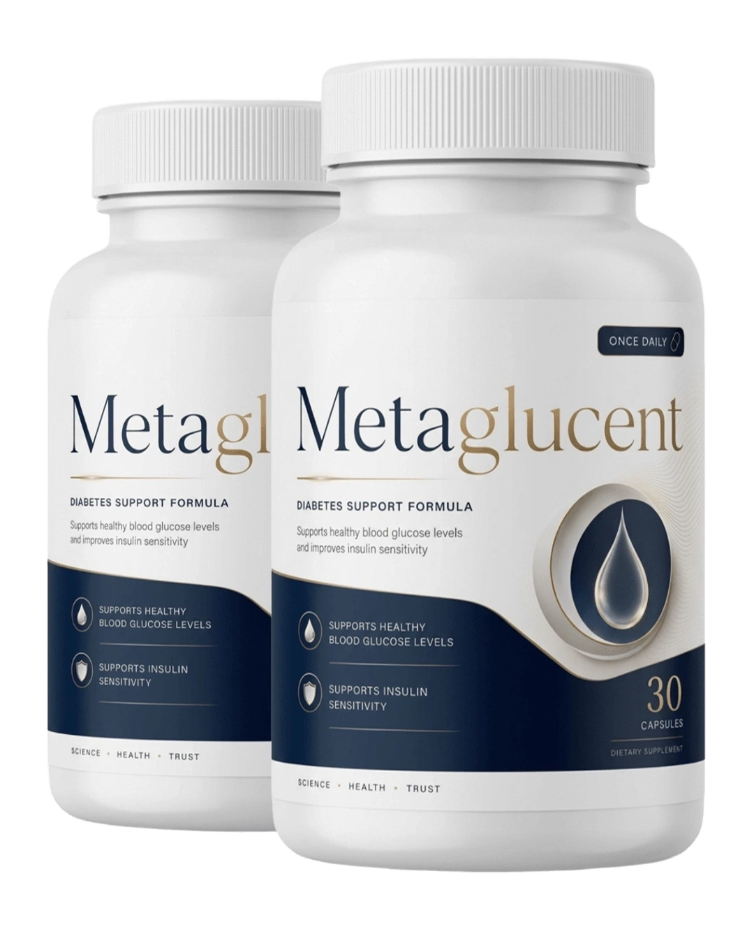 Metaglucent 3-Checkpoint Metabolic Support Capsules bottle 2-pack USA